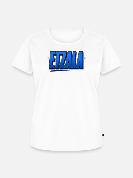 Etzala – fränkischer Mundart - Frauen Premium Bio T-Shirt - Weiß