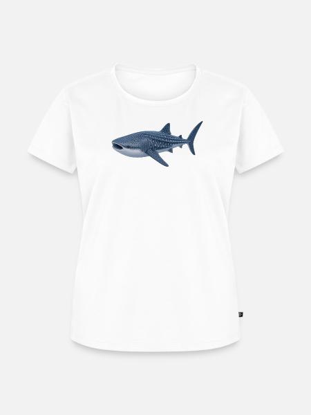 Walhai - Frauen Premium Bio T-Shirt - Weiß