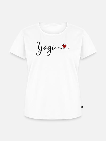 Yogi - Frauen Premium Bio T-Shirt - Weiß