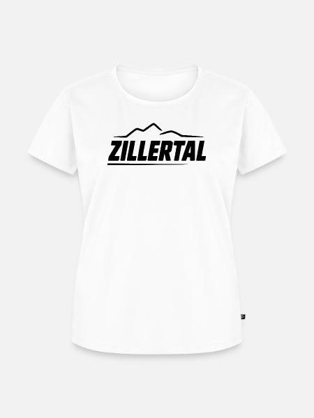 Zillertal - Souvenir Design - Frauen Premium Bio T-Shirt - Weiß