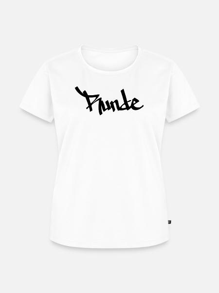 Runde - Frauen Premium Bio T-Shirt - Weiß