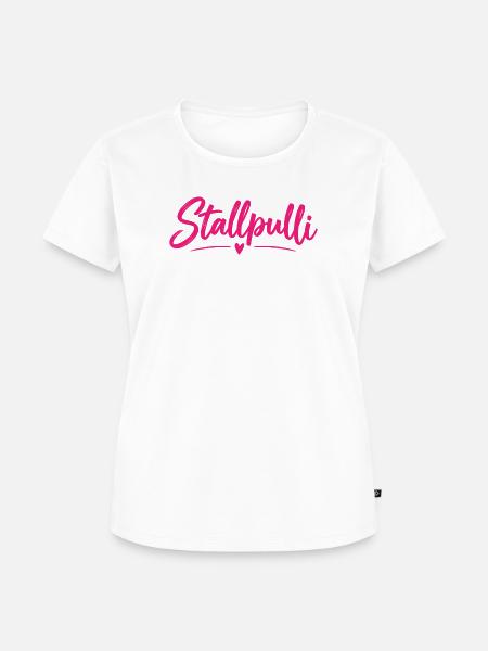 Stallpulli - Pferd - Reiterin - Stall - Pullover - Frauen Premium Bio T-Shirt - Weiß