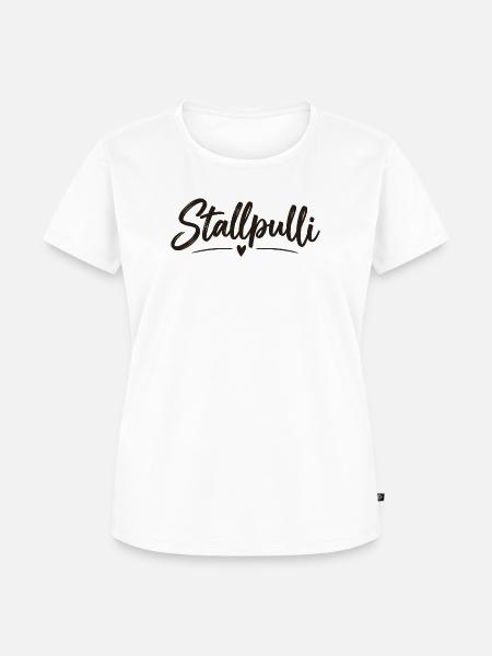 Stallpulli - Pferd - Reiterin - Stall - Pullover - Frauen Premium Bio T-Shirt - Weiß