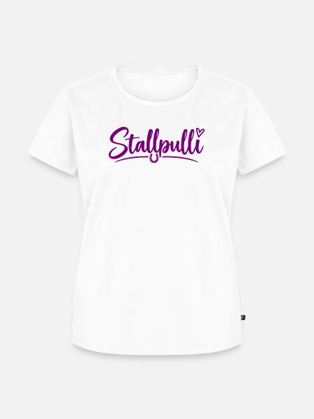Stallpulli - Pferd - Reiterin - Stall - Pullover - Frauen Premium Bio T-Shirt - Weiß
