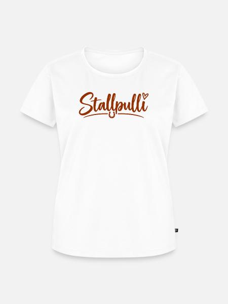Stallpulli - Pferd - Reiterin - Stall - Pullover - Frauen Premium Bio T-Shirt - Weiß