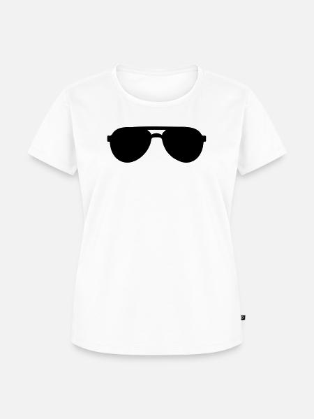 Sonnenbrille - Frauen Premium Bio T-Shirt - Weiß
