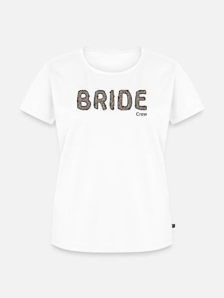 Team Braut JGA, Junggesellinnenshirt - Frauen Premium Bio T-Shirt - Weiß