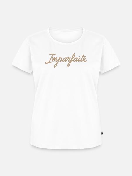 Imperfect – Einzigartig und stolz darauf - Frauen Premium Bio T-Shirt - Weiß