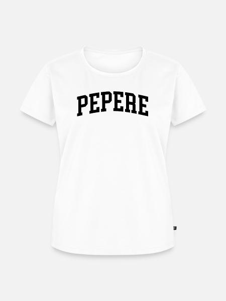 Pepere Französischer Opa Pepere - Frauen Premium Bio T-Shirt - Weiß