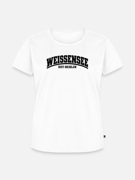 Weißensee - Ost-Berlin - Bezirk - Deutschland - Frauen Premium Bio T-Shirt - Weiß