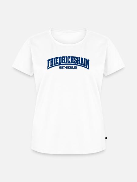 Friedrichshain - Ost-Berlin - Bezirk - Deutschland - Frauen Premium Bio T-Shirt - Weiß