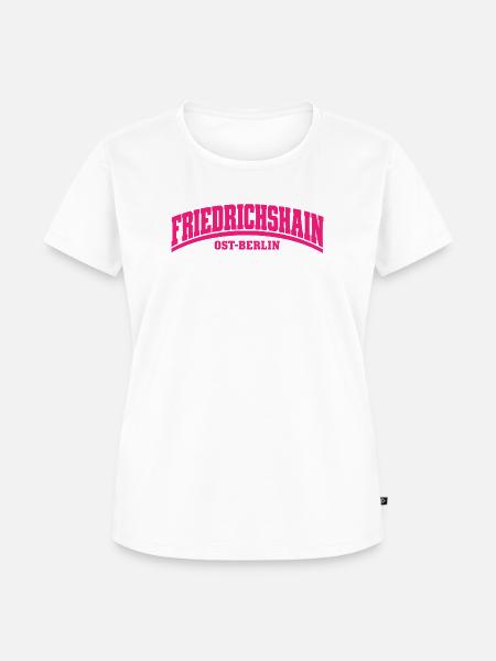 Friedrichshain - Ost-Berlin - Bezirk - Deutschland - Frauen Premium Bio T-Shirt - Weiß
