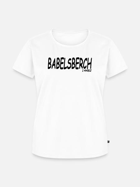 BABELSBERCH 14482 - Frauen Premium Bio T-Shirt - Weiß