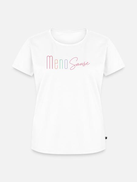 Meno Sause - Frauen Premium Bio T-Shirt - Weiß