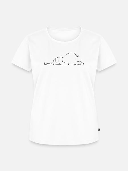 Lustig - Frauen Premium Bio T-Shirt - Weiß