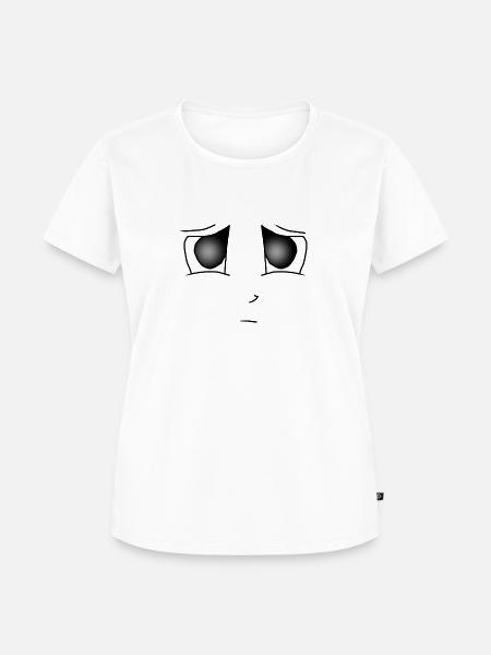 Traurig - Frauen Premium Bio T-Shirt - Weiß