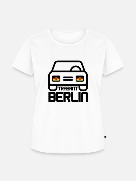 Berlin - Frauen Premium Bio T-Shirt - Weiß