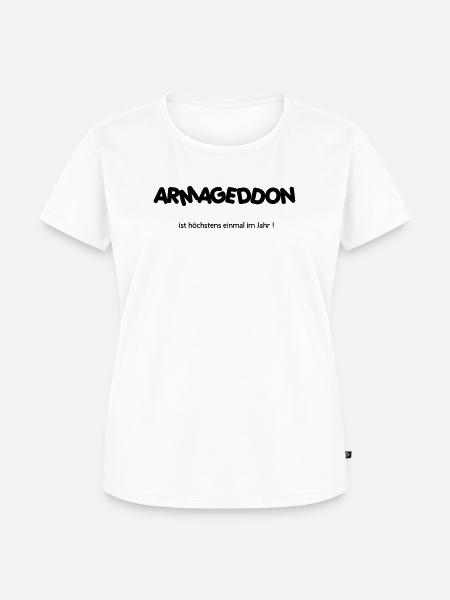 Armageddon - Frauen Premium Bio T-Shirt - Weiß