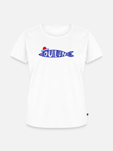 Sardine Toulon - Frauen Premium Bio T-Shirt - Weiß