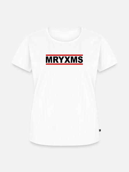 MRYXMS - BLK - Merry Christmas - Frauen Premium Bio T-Shirt - Weiß