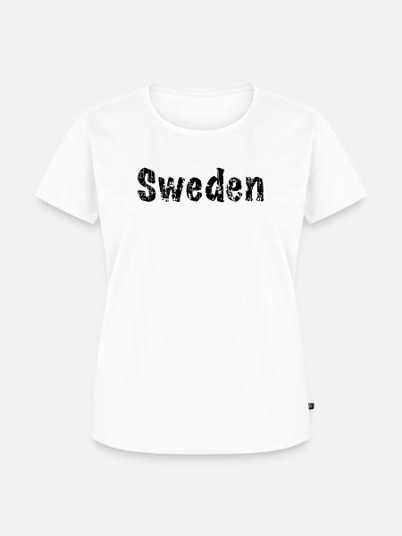 Sweden - Frauen Premium Bio T-Shirt - Weiß