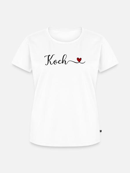 Koch - Frauen Premium Bio T-Shirt - Weiß