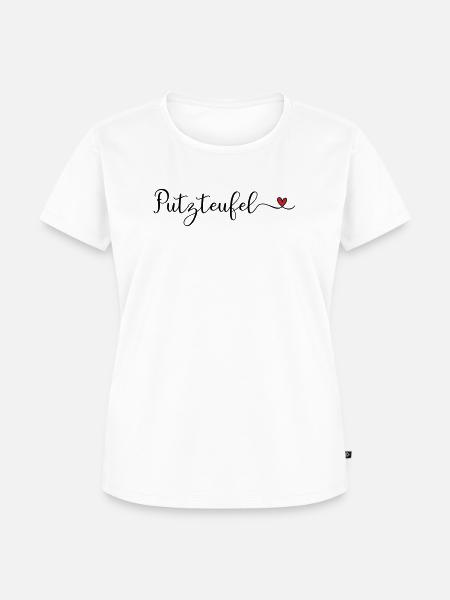 Putzteufel - Frauen Premium Bio T-Shirt - Weiß