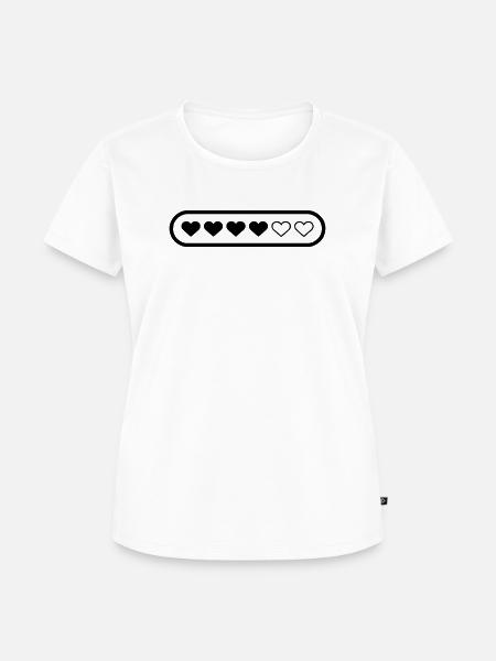 Loading - Frauen Premium Bio T-Shirt - Weiß