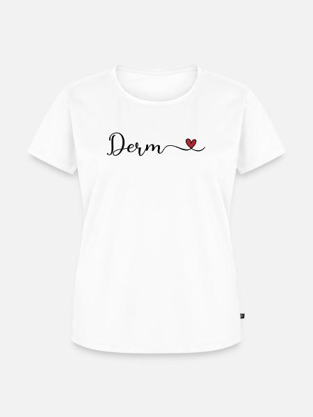 Dermatologe mit Herz - Frauen Premium Bio T-Shirt - Weiß