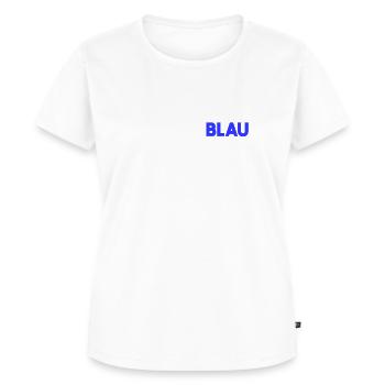 Morgens Müde Abends Blau Fußballer - Frauen Premium Bio T-Shirt - Weiß - Vorne - AI Model Female 172 dark (172cm)