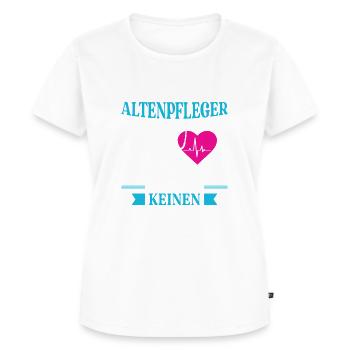 Altenpfleger Geschenk Altenpflege Pflegefachkraft - Frauen Premium Bio T-Shirt - Weiß - Vorne - AI Model Female 172 dark (172cm)