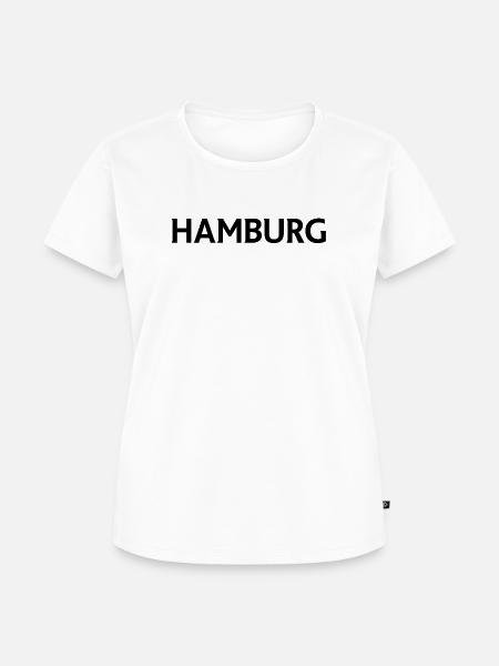 Hamburg - Frauen Premium Bio T-Shirt - Weiß