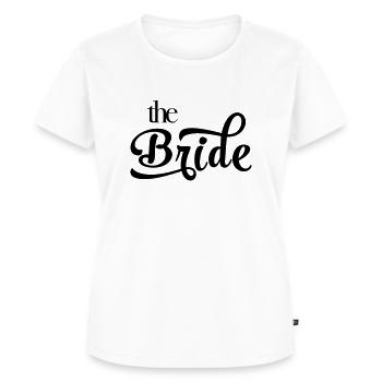 The Bride, die Braut - Frauen Premium Bio T-Shirt - Weiß - Vorne - AI Model Female 172 dark (172cm)