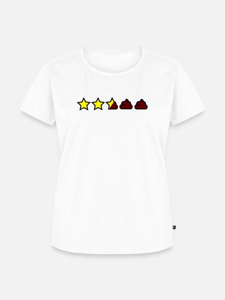Bewertung gemischt - Frauen Premium Bio T-Shirt - Weiß