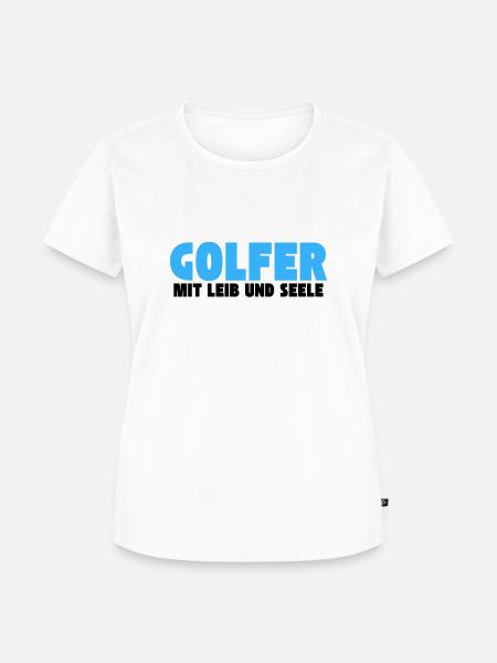 Golfer mit Leib und Seele - Frauen Premium Bio T-Shirt -