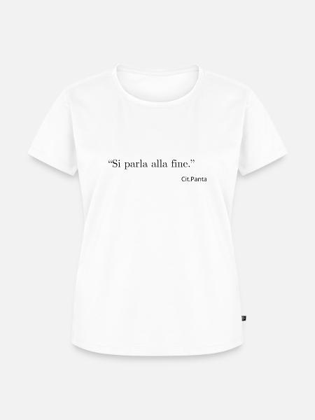 Gespräch am Ende - Frauen Premium Bio T-Shirt - Weiß