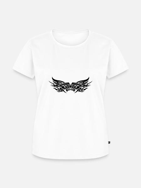 Tribal Symbol - Frauen Premium Bio T-Shirt - Weiß