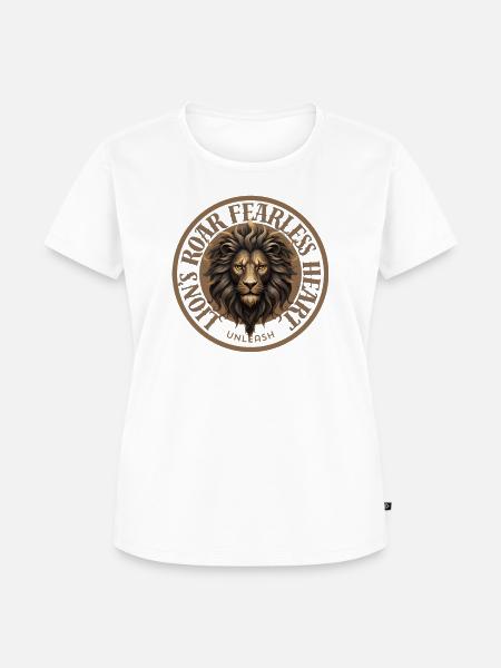 Fearless Heart - Frauen Premium Bio T-Shirt - Weiß
