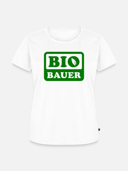 BIO BAUER - Frauen Premium Bio T-Shirt - Weiß