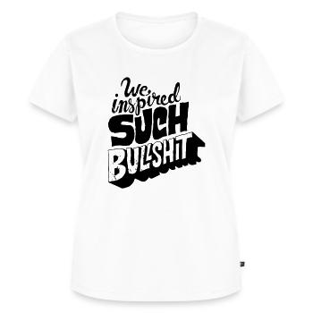 Bullshit - Frauen Premium Bio T-Shirt - Weiß - Vorne - AI Model Female 172 dark (172cm)