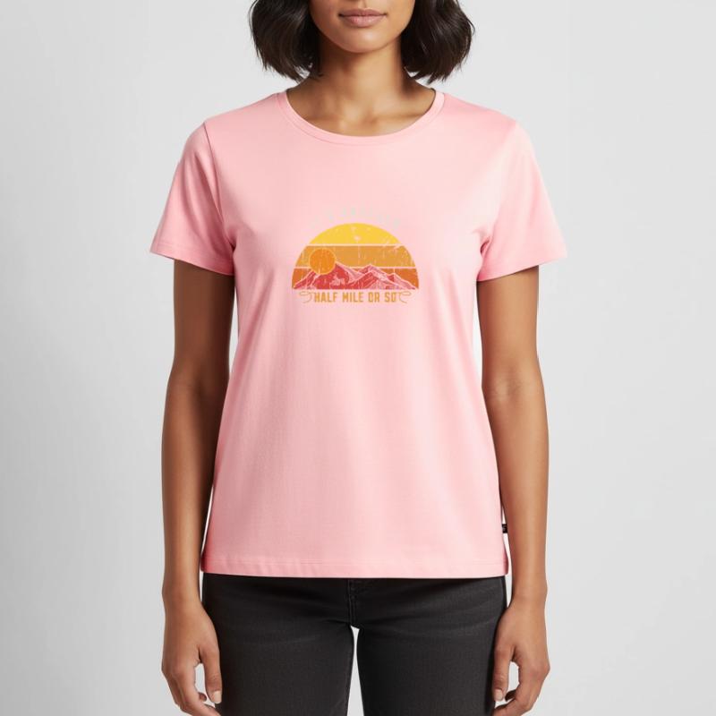 Es ist noch eine halbe Meile oder so - Track Marathon Run Frauen Premium Bio T-Shirt
