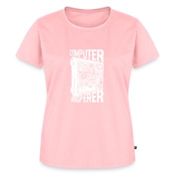 Computer Whisperer - Internet Security Anonymous - Frauen Premium Bio T-Shirt - Rosa - Vorne - AI Model Female 172 dark (172cm)