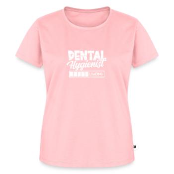 Hygiéniste dentaire Chargement - orthodontiste - T-shirt Premium bio Femme - rose - Devant - AI Model Female 172 dark (172cm)