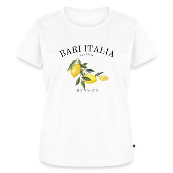 Bari Vecchia - Southern Italy - Italy - Apulia - Women's Premium Organic T-shirt - white - Front - AI Model Female 172 dark (172cm)