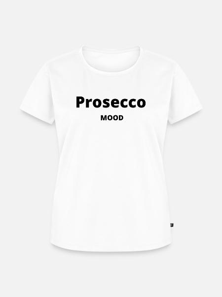 Prosecco Mood - Frauen Premium Bio T-Shirt - Weiß