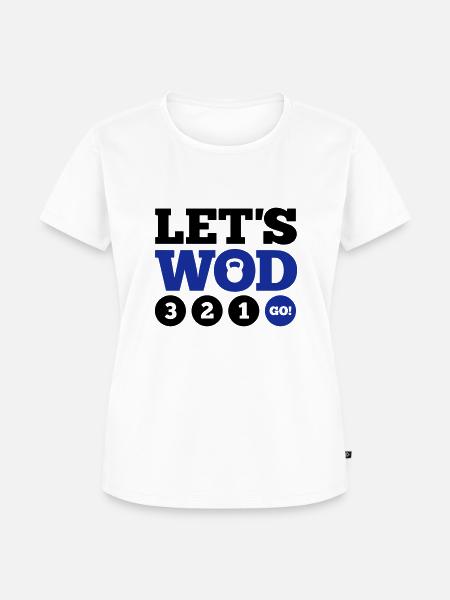 Let s WOD - Frauen Premium Bio T-Shirt - Weiß