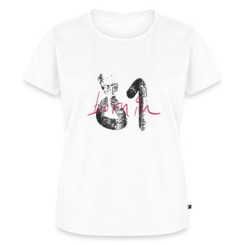 Born in 1981 - Women's Premium Organic T-shirt - white - Front - AI Model Female 172 dark (172cm)