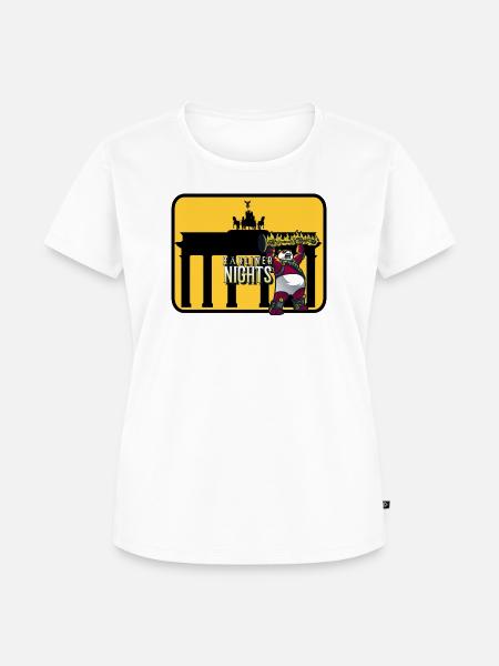 Bärliner nights - Frauen Premium Bio T-Shirt - Weiß