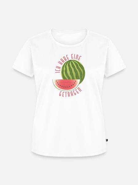 Wassermelone - Frauen Premium Bio T-Shirt - Weiß