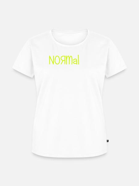 Normal kann jeder - Frauen Premium Bio T-Shirt - Weiß